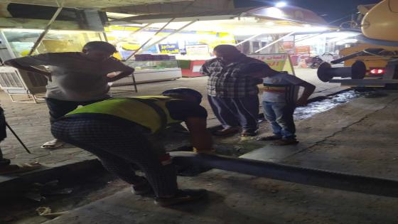 مديرية المجاري تواصل اعمال معالجة الانسدادات الخاصة بالشبكة الثقيلة في عدد من الاحياء