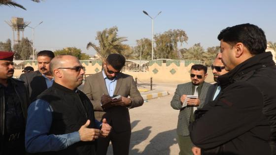 المحافظ يستقبل الامين العام لمجلس الوزراء ويرافقه في جولة ميدانية