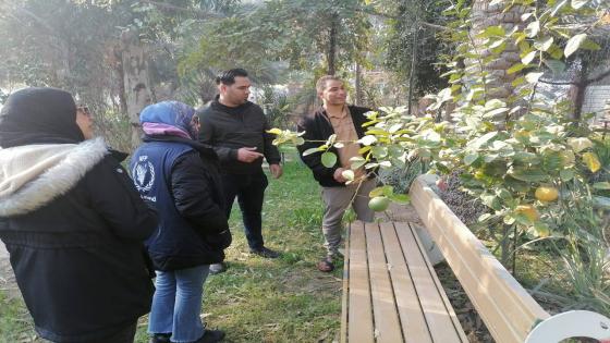 الموارد المائية في النجف الأشرف ترافق منظمة UNWFP برنامج الغذاء العالمي للامم المتحدة بجولتها الميدانية في ناحيتي العباسية والحيرة في المحافظة