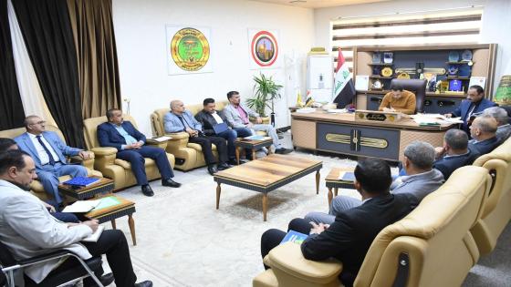 تربية النجف الاشرف تعقد اجتماعاً مع الكادر المتقدم لمناقشة تقرير البرنامج الحكومي لعام ٢٠٢٣