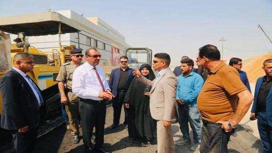 المحافظ يوجه بتعبيد أربعة شوارع مهمة في حي الحرفيين