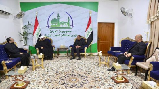 المحافظ يستقبل آمر اللواء الثاني في الحشد الشعبي لمناقشة خطة زيارة الاربعين