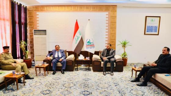 الحكومة التشريعية والتنفيذية تناقش مع قائد شرطة المحافظة اهم الاستعدادات لزيارة اربعينية الامام الحسين. ع.