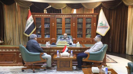 المحافظ يستقبل رئيس الهيأة العامة للآثار والتراث ويناقشان أهمية حمايتها في النجف