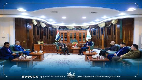 كناوي يستقبل عضو البرلمان عامر الفايز والوفد المرافق له