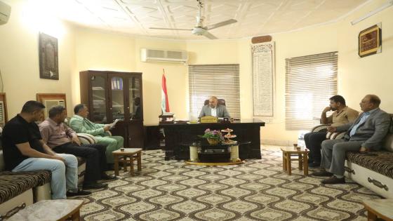 محافظ النجف يزور قضاء المشخاب ويطلع على موقف المشاريع وعمل الدوائر