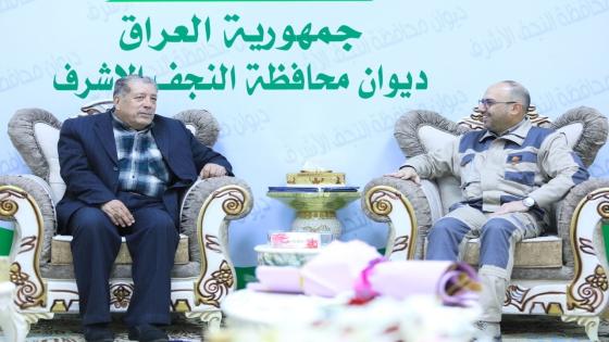 المحافظ يستقبل عضو البرلمان العراقي الدكتور محمد عنوز