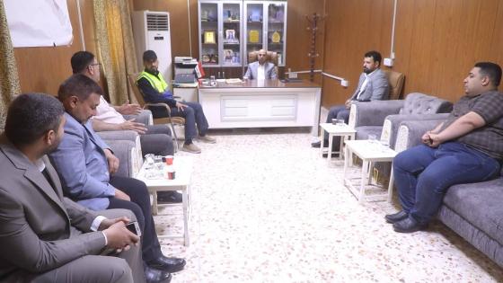 المحافظ يزور ناحية الرضوية ويناقش واقع المشاريع المخصصة للناحية