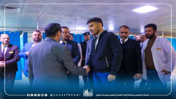 المحافظ خلال جولة تفقدية لمستشفى المناذرة: نحرص على تقديم الدعم الكامل وتذليل الصعوبات أمام تطوير القطاع الصحي