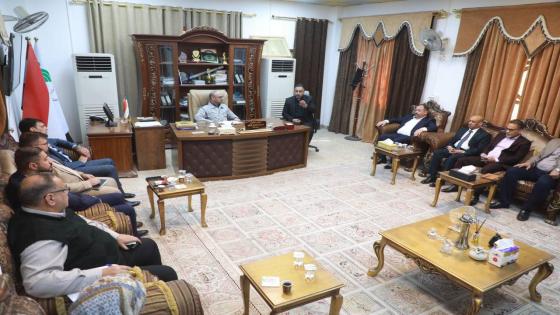 المحافظ يلتقي رئيس واعضاء هيأة الاستثمار ويشدد على منح رخص استثمارية استراتيجية في مجال المدن الصناعية