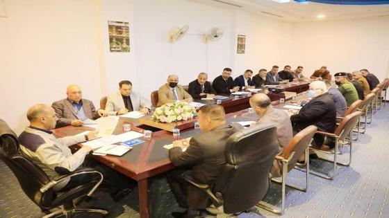 المحافظ يترأس جلسة مجلس حماية وتحسين البيئة في النجف