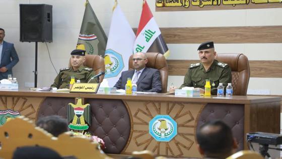 المحافظ يفتتح قاعة الامام علي عليه السلام للمؤتمرات في قيادة الشرطة ويترأس اجتماعا امنيا لمناقشة تأمين الزيارة الرجبية