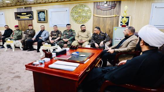 الكرعاوي”فرقة الامام علي. ع. القتالية تمثل ركيزة اساسية في الجانب الامني والخدمي والانساني في المحافظة.