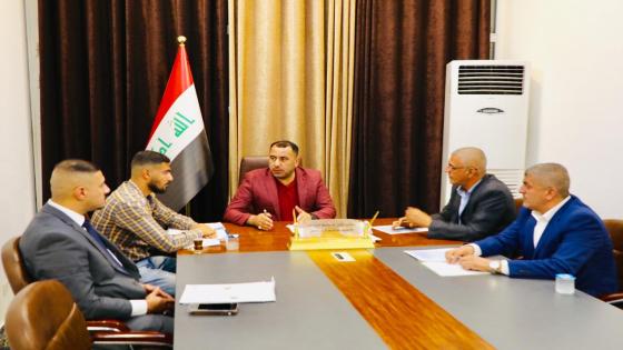 النائب الاول ” يوجه شباب ورياضة المحافظة باعداد تقرير مفصل حول الاشكاليات الحاصلة مع وزارة الشباب والرياضة بخصوص المشاريع الاستثمارية المتوقفة.