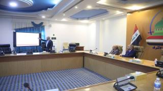 الوائلي يرأس إجتماع مناقشة تصاميم المدينة الصناعية للصناعات الإقتصادية