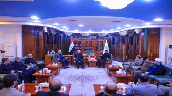 المحافظ يستقبل وزير الداخلية الإيراني ويبحثان الخدمات والتسهيلات لزائري الاربعينية المقدسة