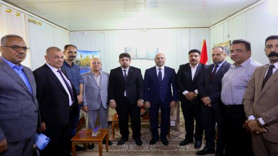 الوائلي يزور غرفة صناعة النجف ويطلع على واقع القطاع الصناعي