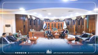 المحافظ يستقبل وفد العتبة العلوية المقدسة ويؤكد على التعاون الوثيق وتذليل العقبات