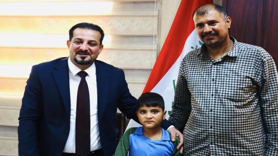 الغزالي يستجيب لحالة مرضية انسانية لطفل من أبناء أحد منتسبي الدفاع المدني