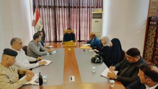 الكرعاوي يترأس الاجتماع الدوري الخاص بلجنة مكافحة التطرف العنيف المؤدي إلى الإرهاب .