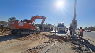 مشروع تأهيل المدخل الشمالي لمدينة النجف الاشرف من عمود ٧٠ ولغاية مجسرات ثورة العشرين يصل الى مراحلة متقدمة