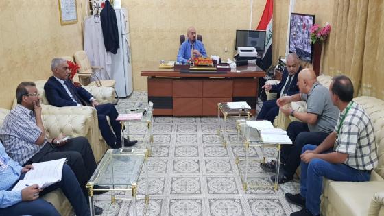 فريق التقييم المؤسسي في صحة النجف يعقد اجتماعا في مستشفى المناذرة العام