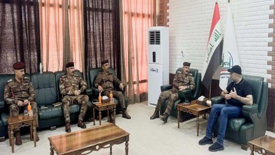 الجزائــري يلتقي ممثل قائد الحدود العام وقائد حدود المنطقة الخامسة لمناقشة خطة زيارة الأربعين المليونية