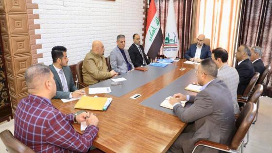 الجزائري يترأس اجتماع لجان تقدير وبيع وايجار أموال الدولة