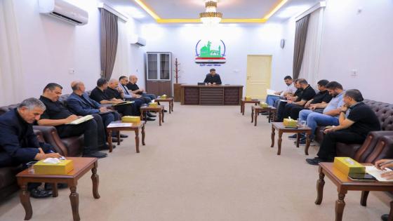 استعداداً لاستقبال ملايين الزوار في أربعينية الإمام الحسين عليه السلام وتأمين الخدمات اللازمة …المحافظ يترأس اجتماعا لغرفة عمليات الجهد البلدي