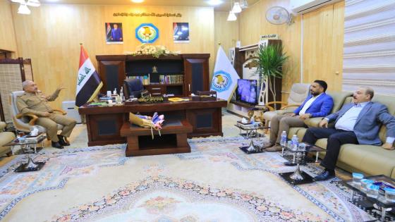 الكرعاوي يبحث مع قائد شرطة ومدير الاستخبارات الواقع الامني في النجف