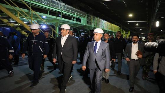 محافظ النجف ووزير الصناعة والمعادن يفتتحان مصنع إطارات بابل بعد إعادة تأهيله