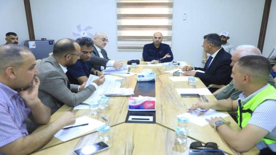 الوائلي يرأس إجتماعاً لمتابعة سير العمل في مشروع البوابة الشمالية