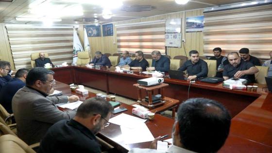 محافظ النجف الأشرف يرأس إجتماع مناقشة خطة المشاريع ضمن موازنة 2023.