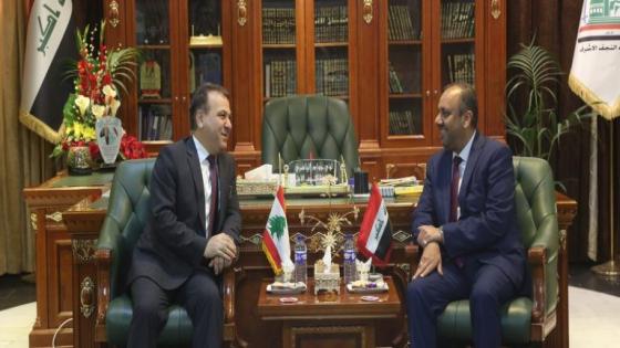 المحافظ يستقبل السفير اللبناني في العراق