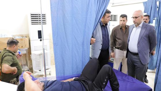 الجزائري يطلع على الخدمات الصحية في مستشفى الحكيم والتأكيد على التكامل والجودة