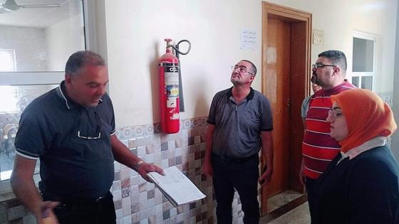 المركز الوطني للصحة والسلامة المهنية يزور دار الدولة لرعاية البراعم لمتابعة تطبيق اشتراطات السلامة المهنية