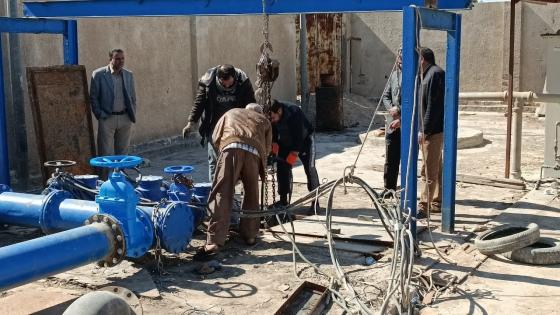 جولة ميدانية لزيادة زخم المتابعة على مجمل المشاريع الخاصة بقطاع الصرف الصحي.