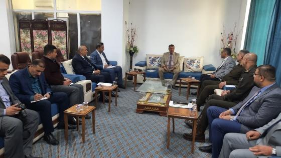 مكتب النائب الثاني يعقد اجتماعاً للوقوف على ملف النازحين في المحافظة.