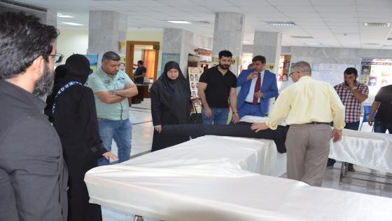 وفد الصليب الاحمر الدولي يزور مديرية شهداء النجف الاشرف