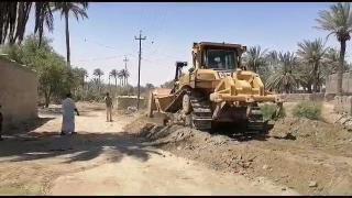 الموارد المائية تواصل اعمال فتح طرق المراقبة للانهر في المحافظة.