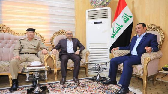 المحافظ يستقبل النائب الأول لرئيس مجلس النواب العراقي وينقشان ملف الخدمات والتخصيصات المالية للنجف الاشرف