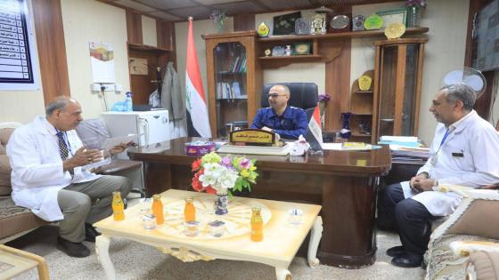 المحافظ يزور المستشفى البيطري في النجف الاشرف ويتابع تطبيق الخطط والحملات الصحية لمنع اصابة الحيوانات بالامراض المعدية