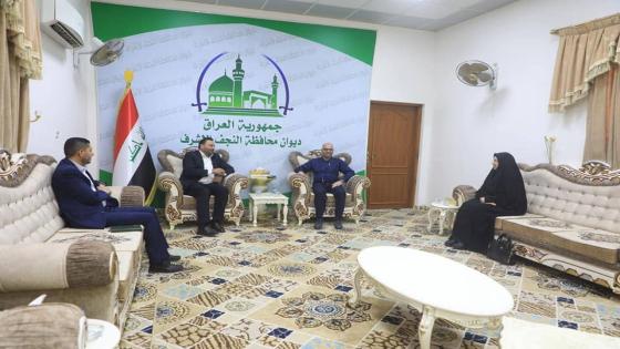 المحافظ يستقبل الكعبي و آل ياسين ويناقشون عدة ملفات تهم المحافظة