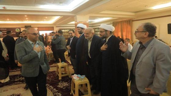 محافظ النجف يحضر مجلس الفاتحة المقام على روح الفقيد الانصاري