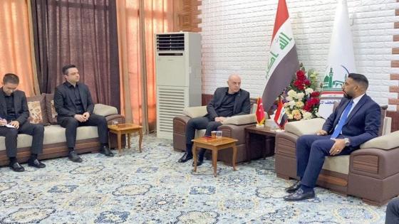 الكرعاوي يستقبل السفير التركي لدى العراق والقنصل الجديد لدى محافظة النجف الأشرف.