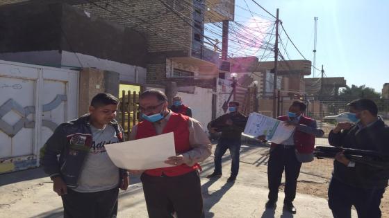 فريق تواصل في محافظة النجف وبالتعاون مع الحكومة المحلية تنفذ حملة لرفع النفايات والانقاض وتصليح كسورات شبكة مياه الشرب