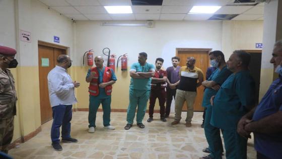 المحافظ يتفقد دائرة الاسعاف الفوري ويشيد بجهود كوادرها في الحفاظ على سلامة المواطنين