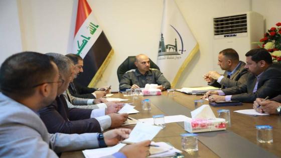 محافظ النجف الأشرف يرأس الإجتماع الدوري للجنة تخصيص الأراضي