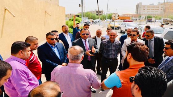 النائب الاول لمحافظ النجف ” خلال الايام القادمة ستتم المباشرة بالعمل الفعلي لشارع مكة المكرمة