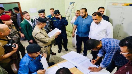  ‎النائب الاول لمحافظ النجف  ” يوجه مرور النجف بتطبيق القانون المروري على المخالفين .